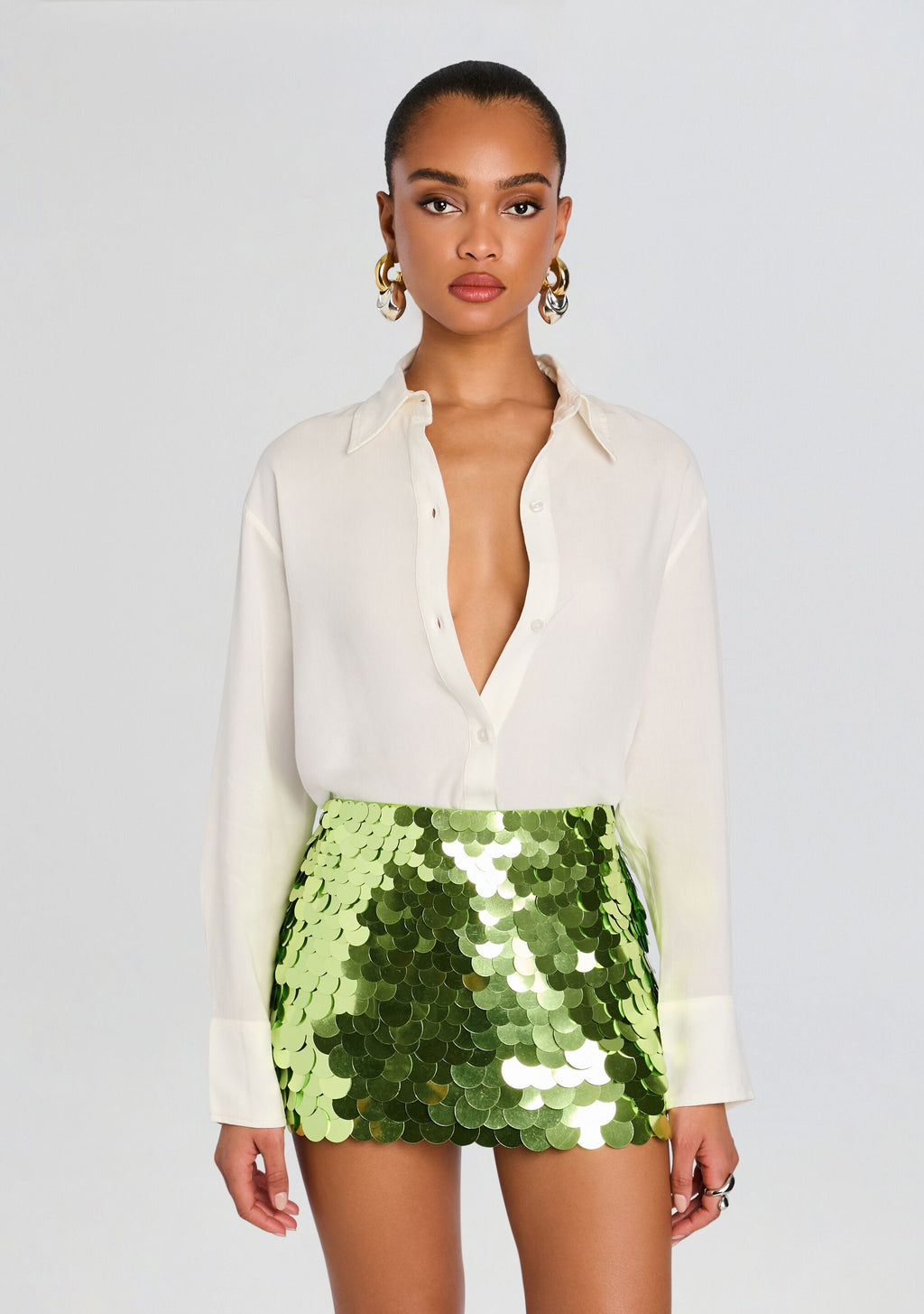Gabbie Shirt by retrofête in White, product image 1
