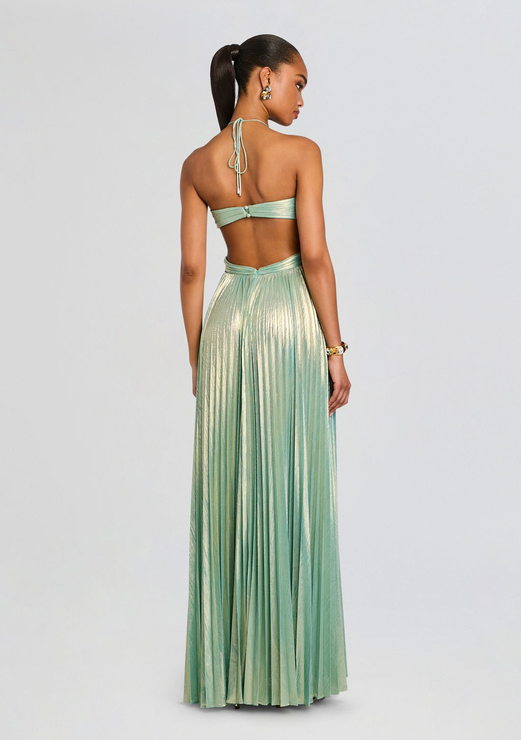 Keira Dress by retrofête in Golden Mint, product image 4