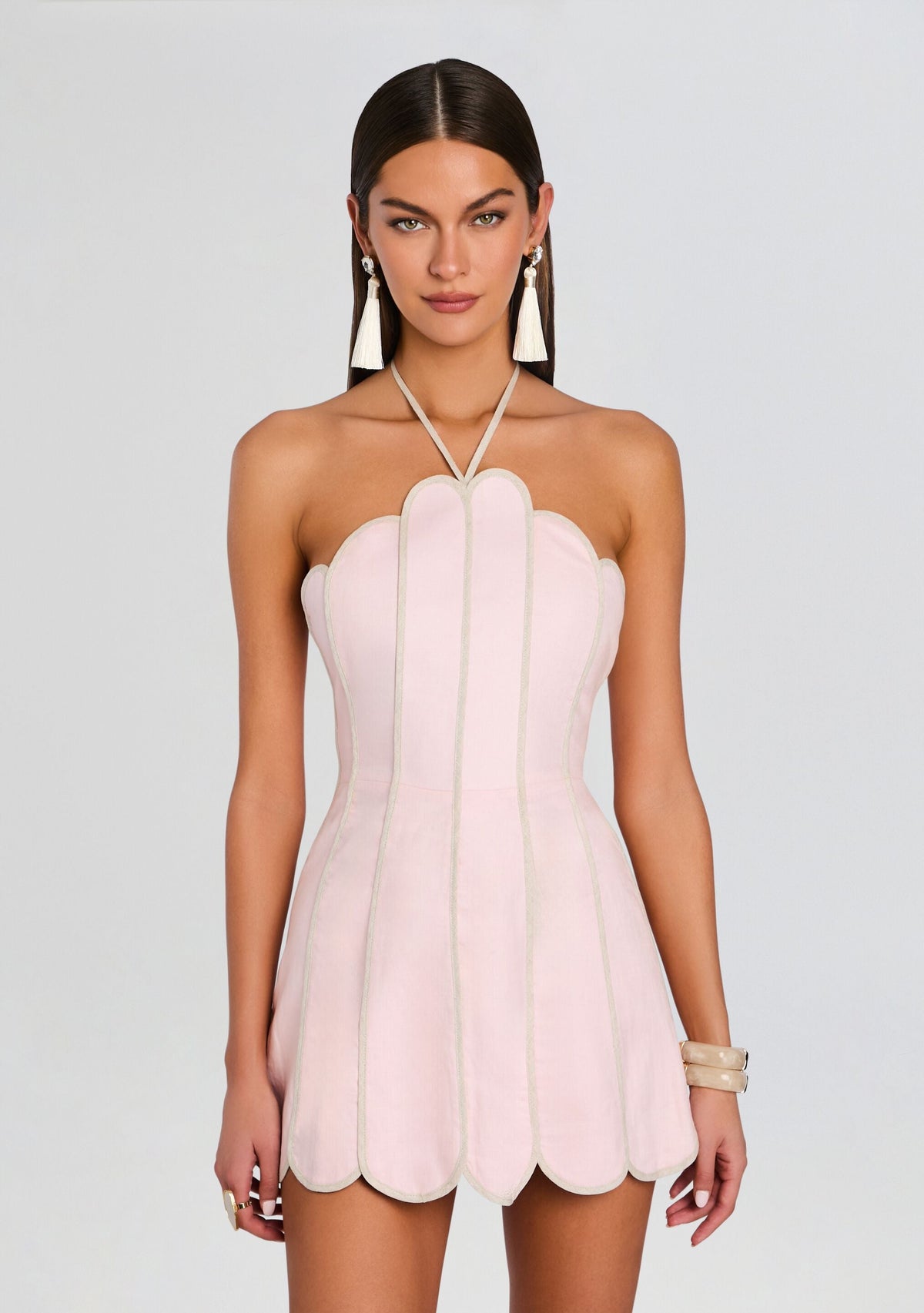Lenny Dress by Azulu in Ballet Pink, product image 5