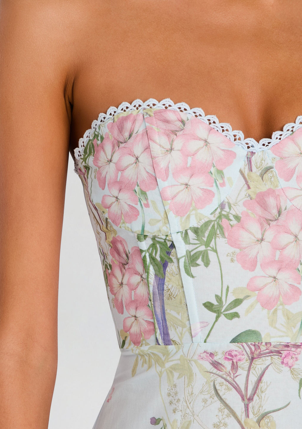 Danny Long Dress by Charo Ruiz in Blue Botanic, product image 2