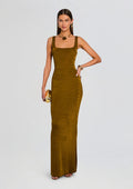 Luna Maxi Dress by SEROYA in Ochre, product image 1