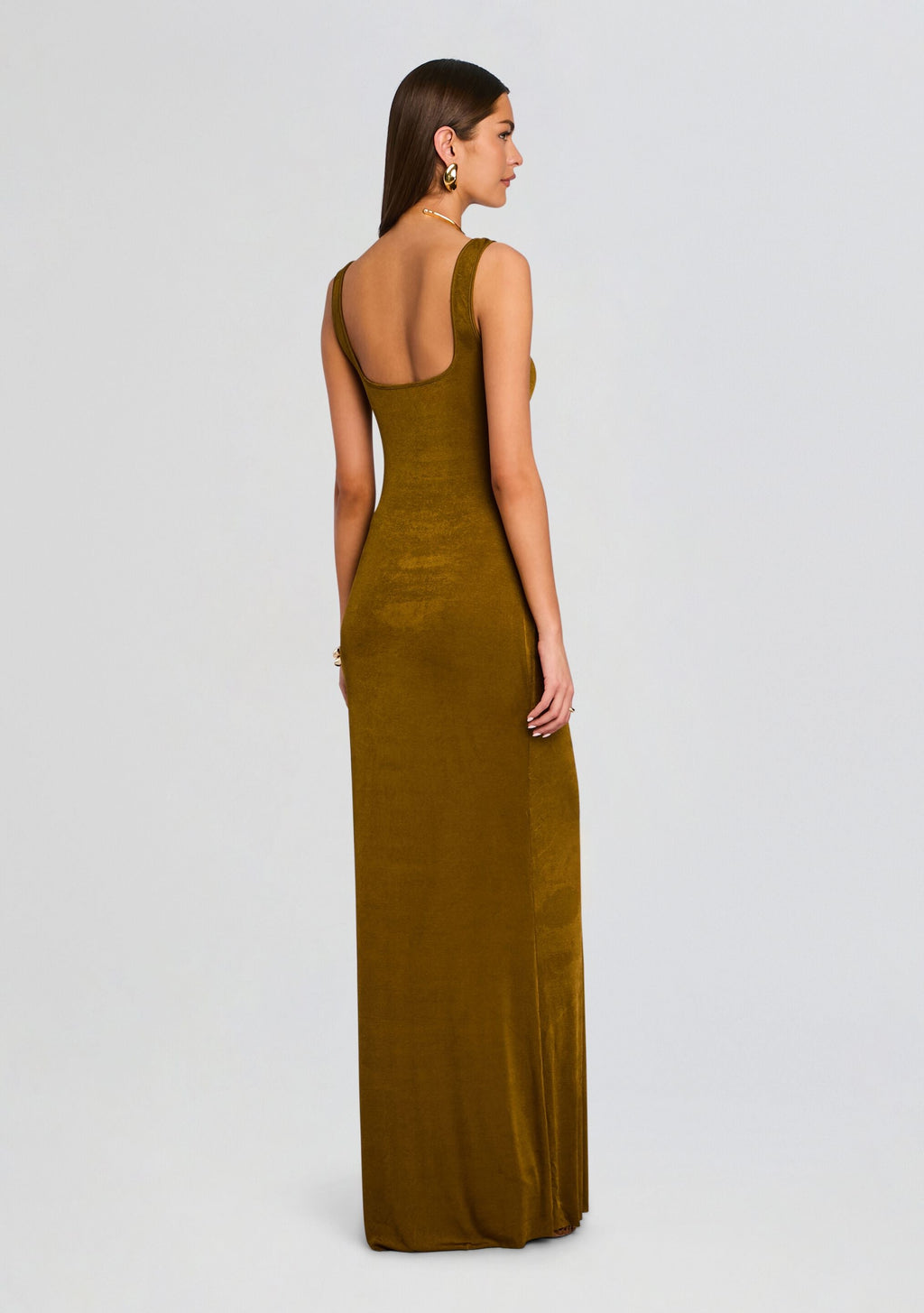 Luna Maxi Dress by SEROYA in Ochre, product image 4