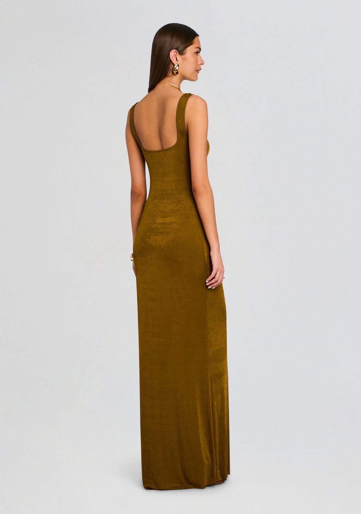 Luna Maxi Dress by SEROYA in Ochre, product image 4