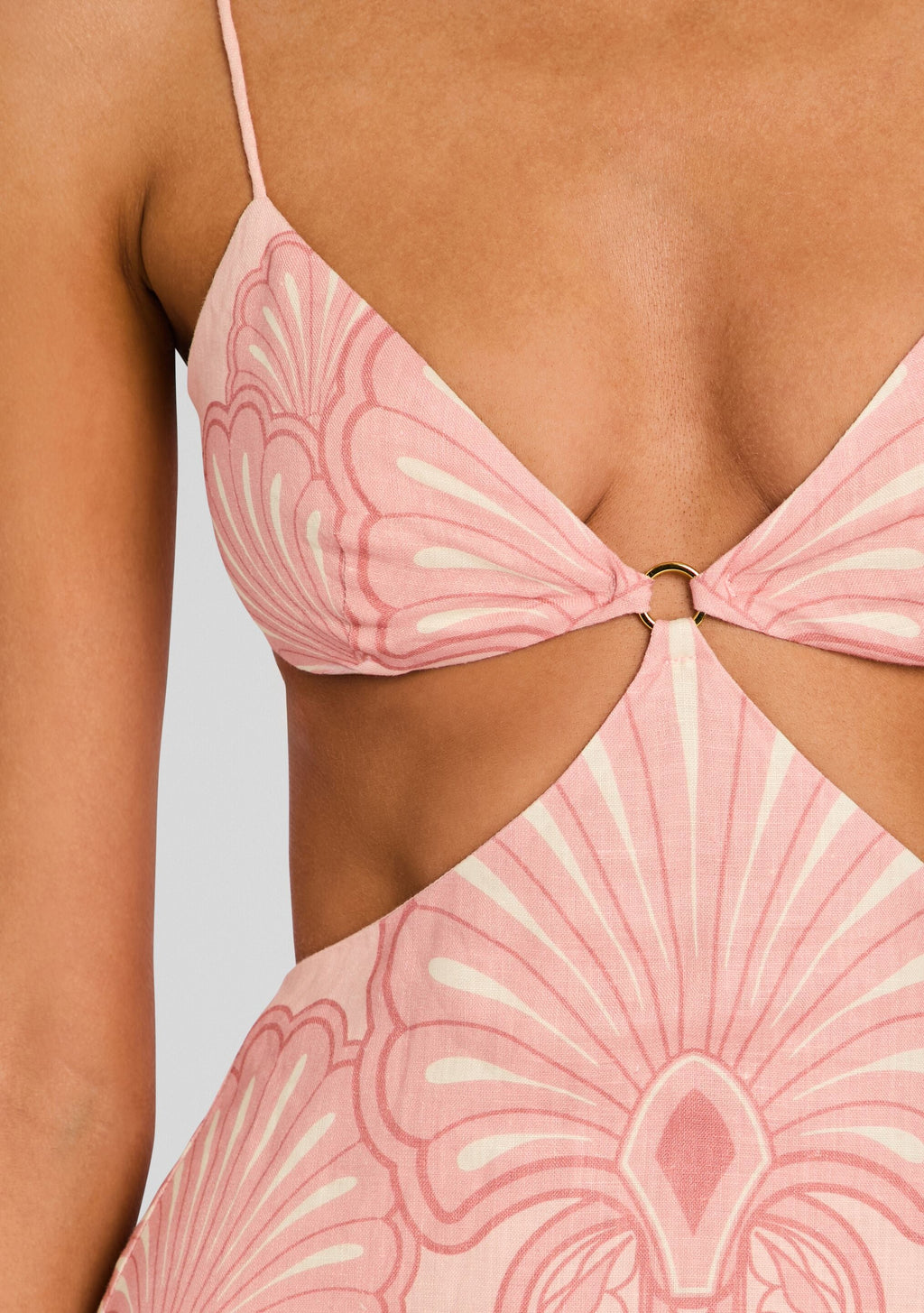 Maya Maxi Dress by Shani Shemer in Pink Shell Print, product image 2