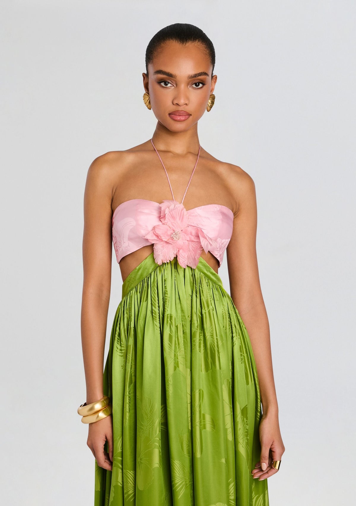 Prudy Dress by retrofête in Kiwi/Rosa Top Jacq, product image 5