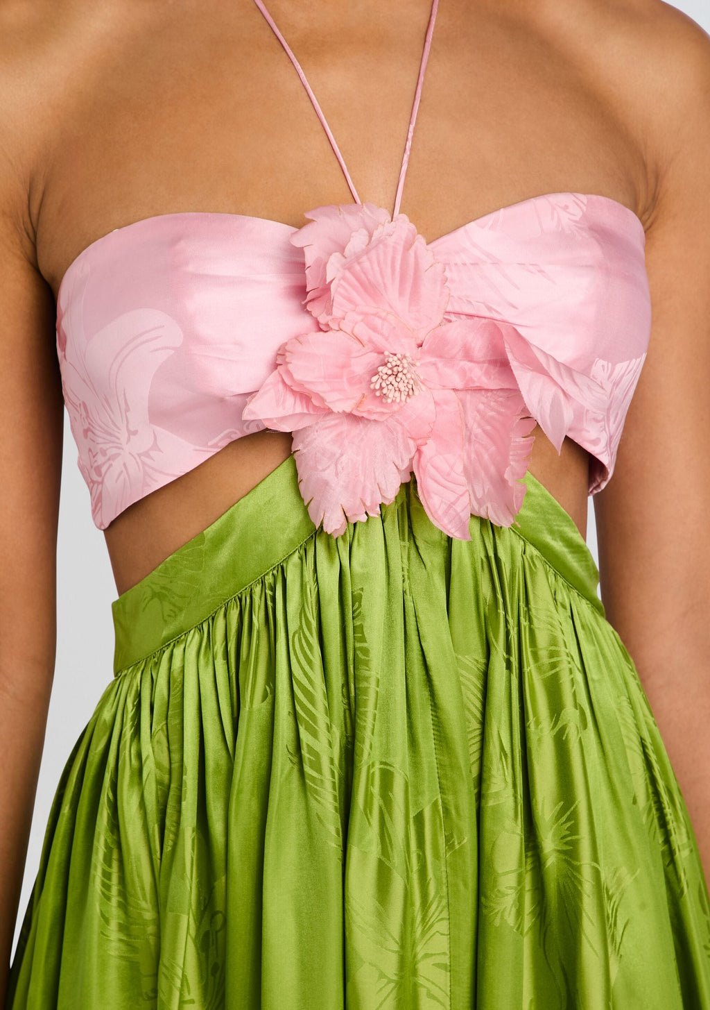 Prudy Dress by retrofête in Kiwi/Rosa Top Jacq, product image 2