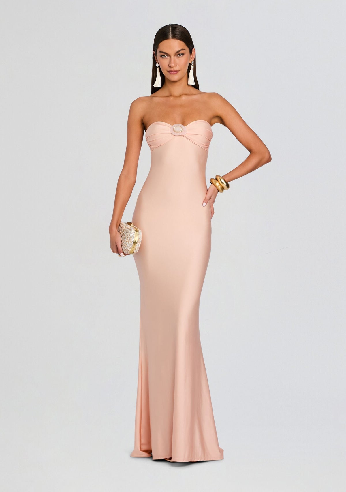 Rose Maxi Dress by Shani Shemer in Pink Blush, product image 1