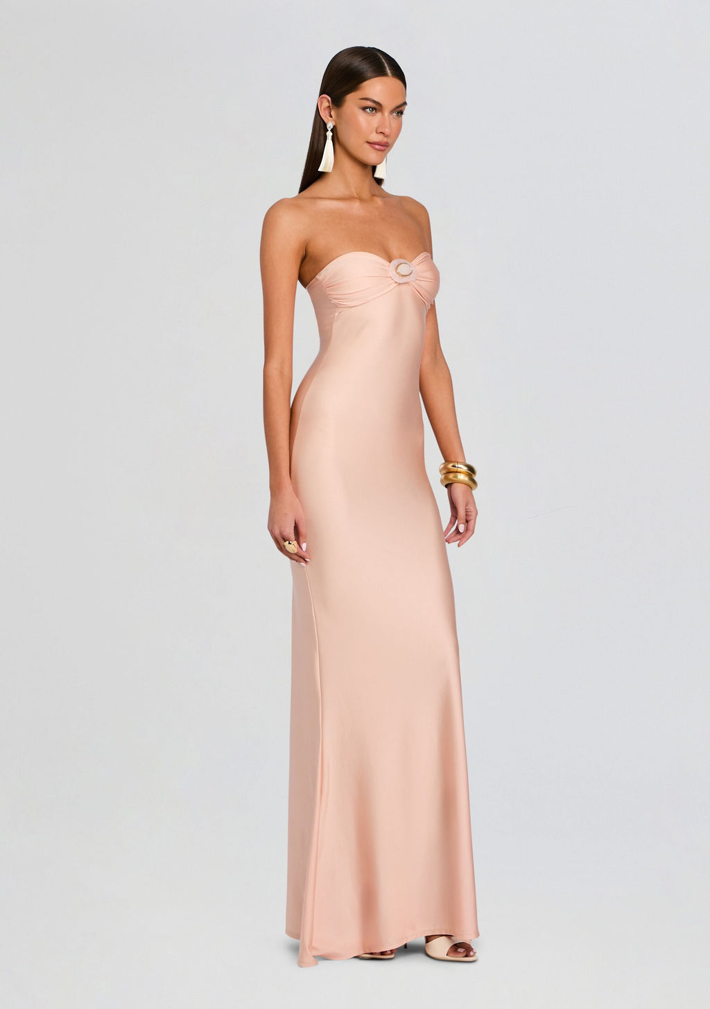 Rose Maxi Dress by Shani Shemer in Pink Blush, product image 3