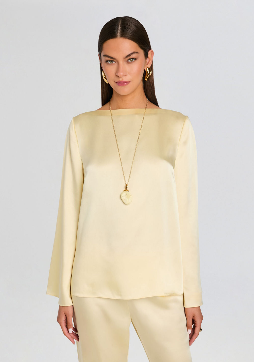 Blaine Blouse by SEROYA in Butter, product image 1