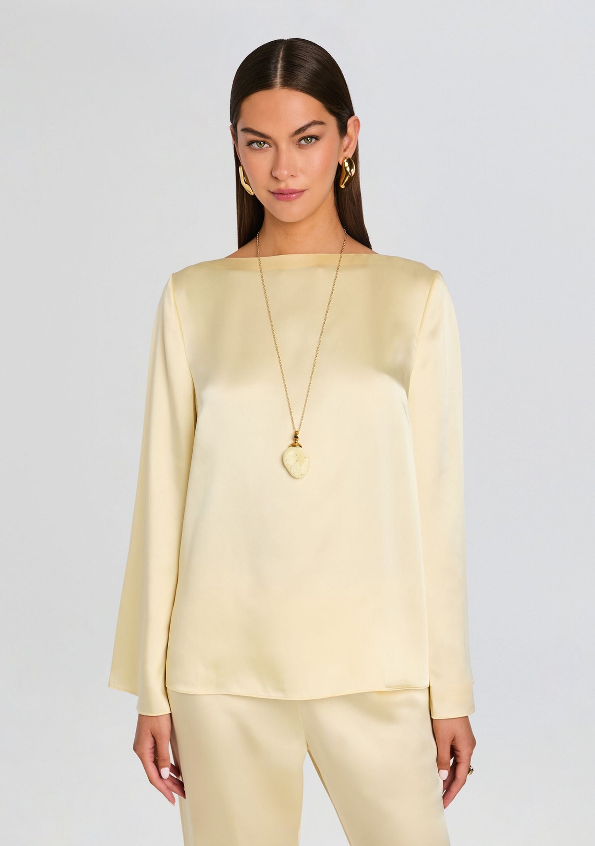 Blaine Blouse by SEROYA in Butter, product image 1