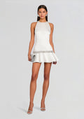 Caelie Embellished Dress by retrofête in White, product image 1