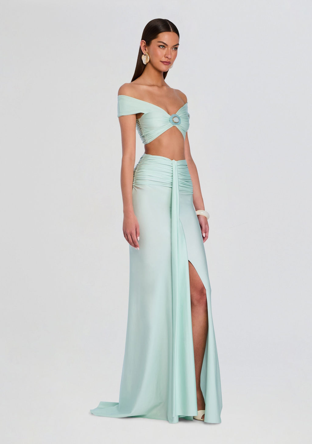 Claudia Top by Shani Shemer in Aqua Blue, product image 4