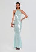 Elexa Sequin Dress by retrofête in Mint, product image 1