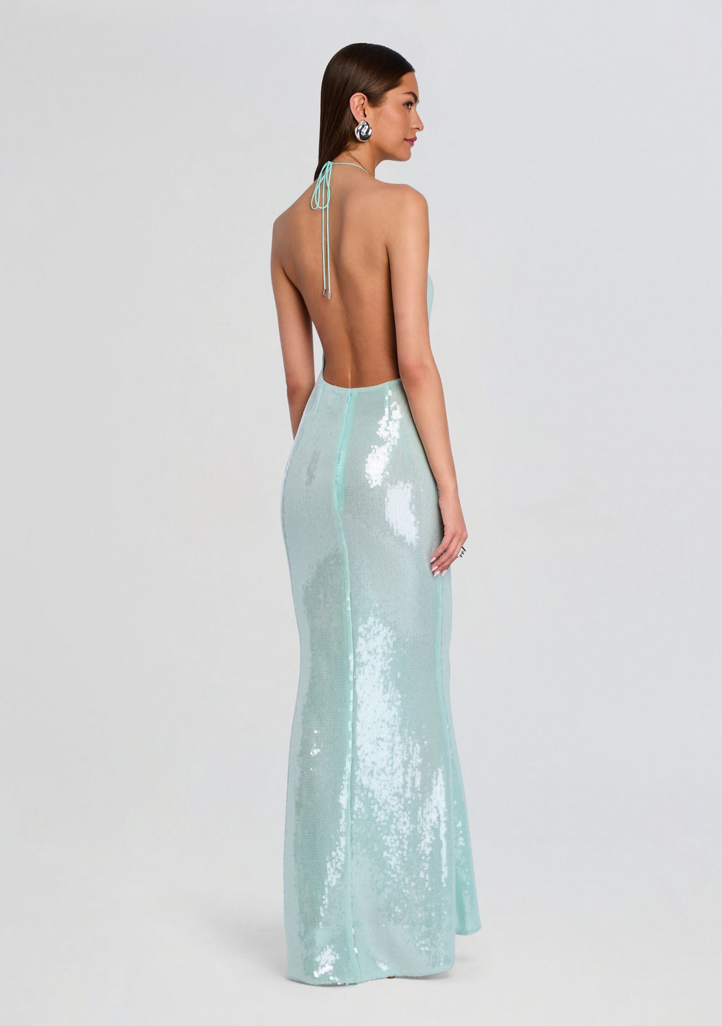 Elexa Sequin Dress by retrofête in Mint, product image 5
