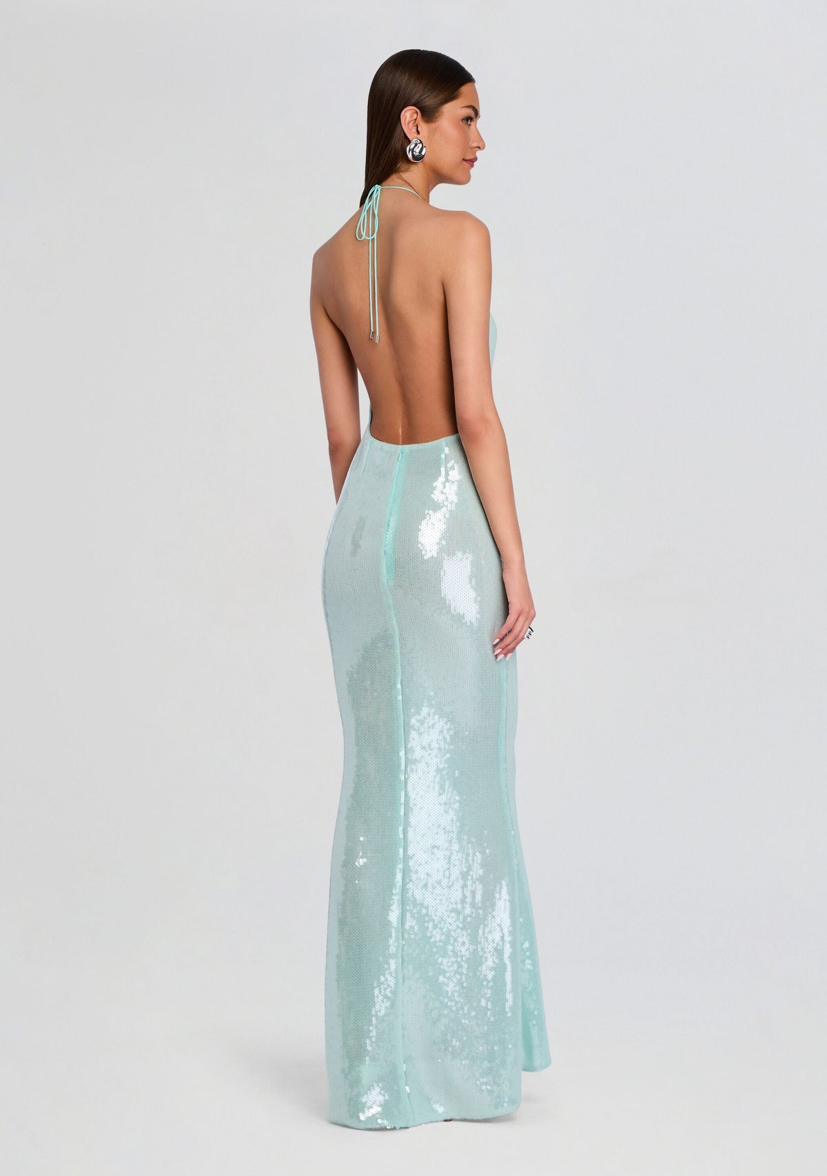 Elexa Sequin Dress by retrofête in Mint, product image 5