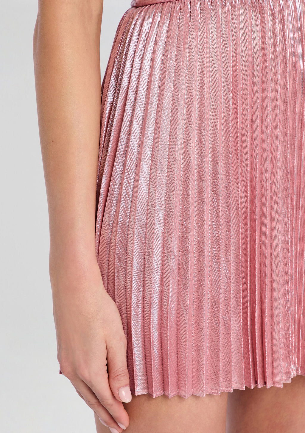 Elvirra Dress by retrofête in Metallic Rosa, product image 2