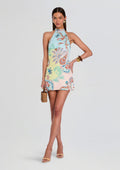 Yuti Halter Mini Dress by Hemant & Nandita in Multi, product image 1