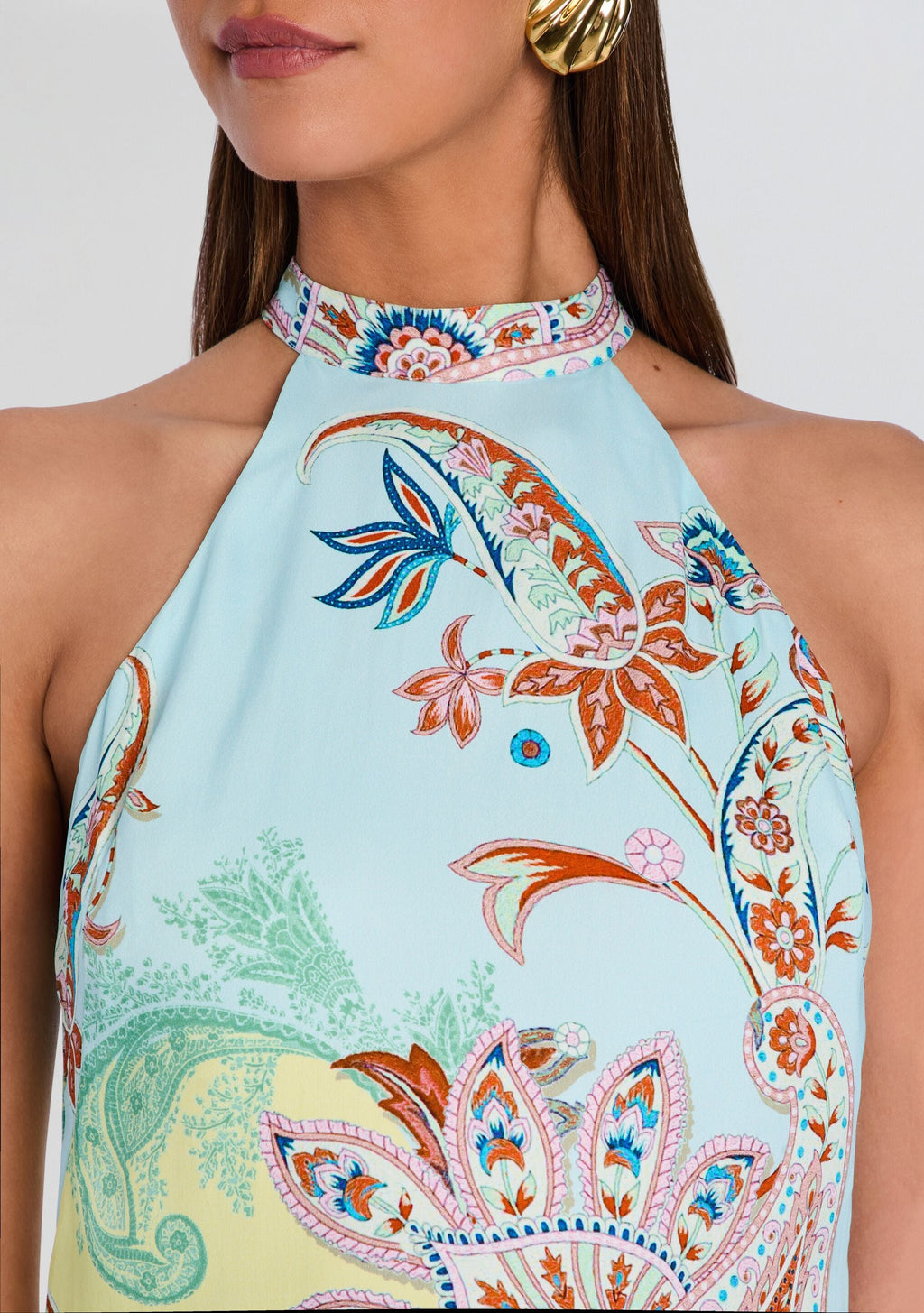 Yuti Halter Mini Dress by Hemant & Nandita in Multi, product image 2