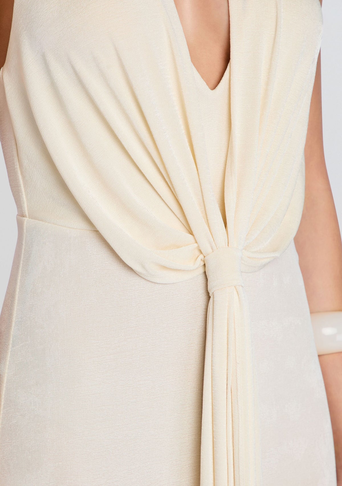 Kayla Maxi Dress by SEROYA in Eggshell, product image 2