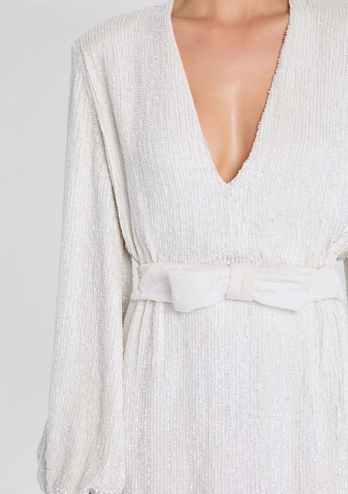 Lilai Sequin Dress by retrofête in Moonglow Wht W/Tonal, product image 2