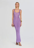 Martina Metallic Knit Maxi Dress by SEROYA in Lilac Bloom, product image 1