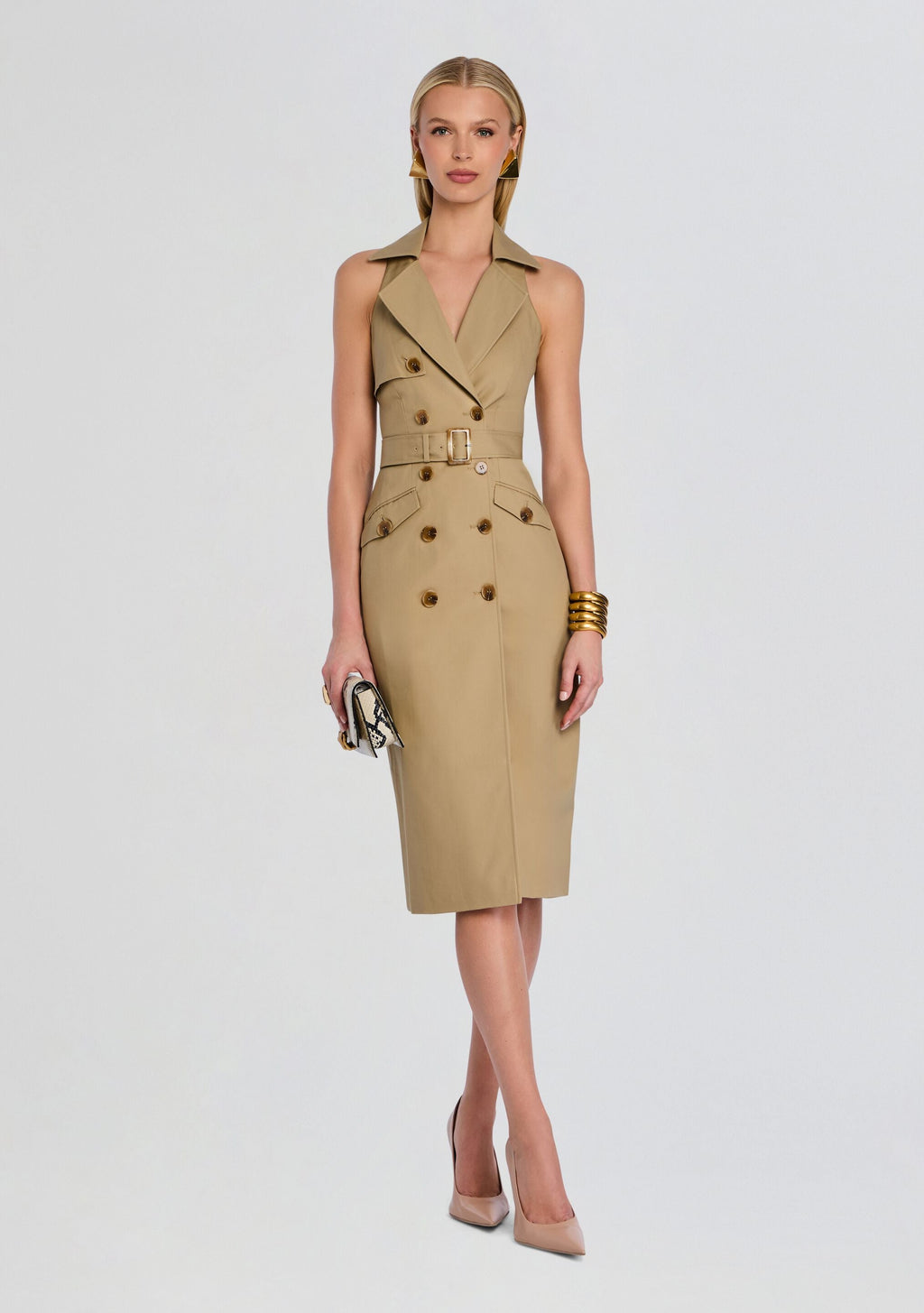 Milano Dress by Sans Faff in Camel, product image 1