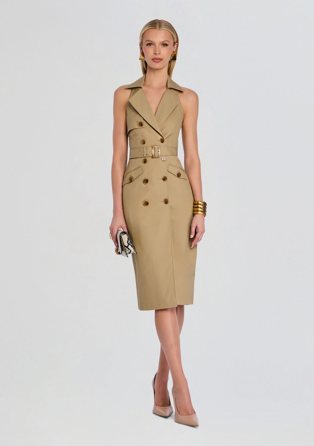 Milano Dress by Sans Faff in Camel, product image 1