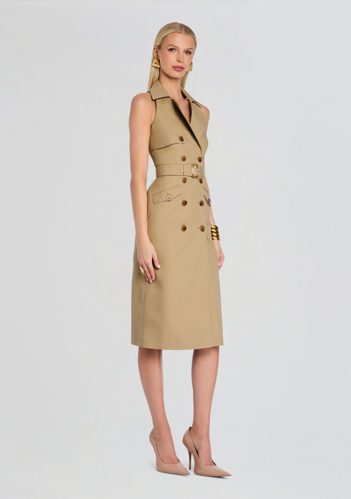 Milano Dress by Sans Faff in Camel, product image 3