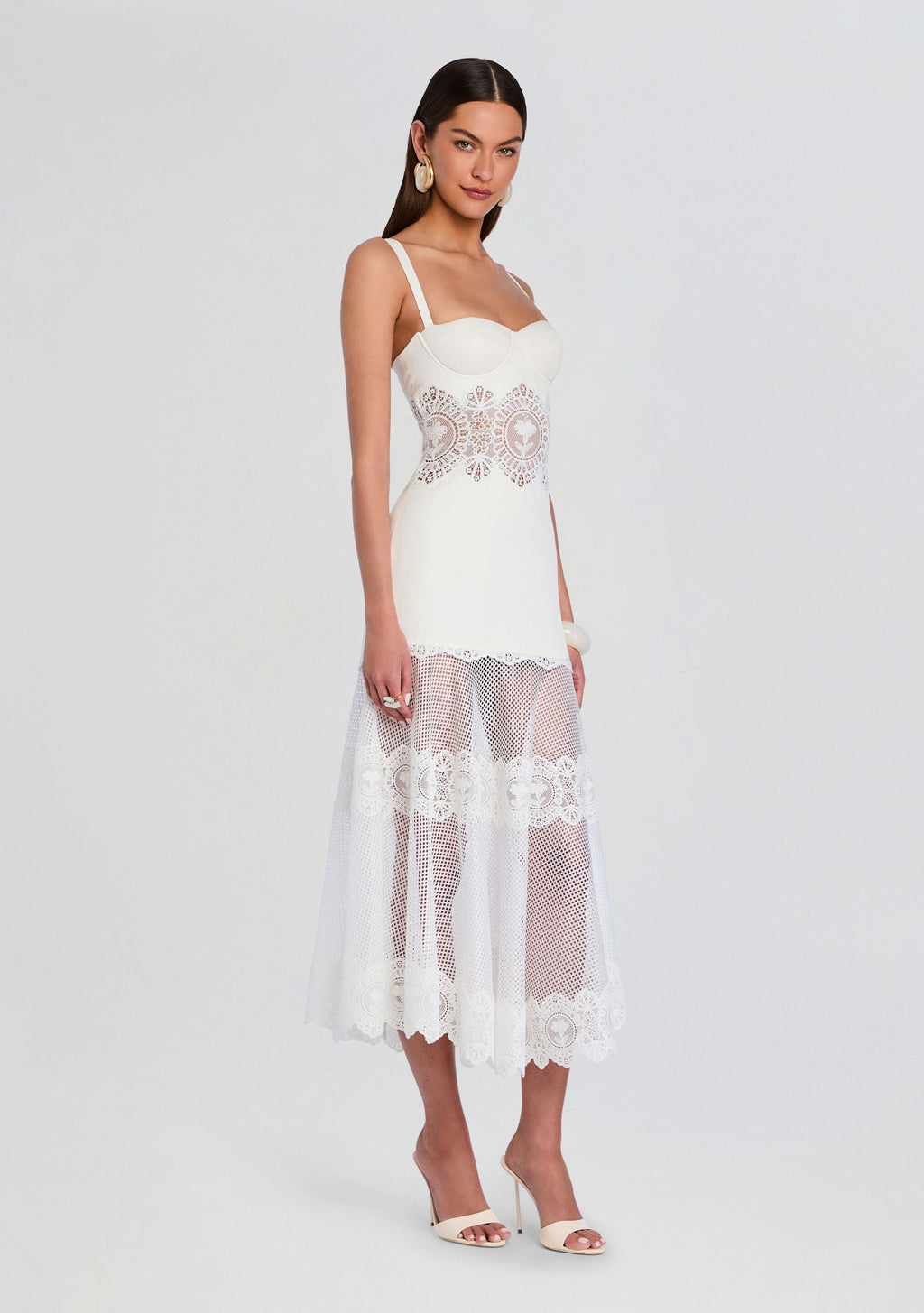 Olenna Dress by retrofête in Ivory, product image 3