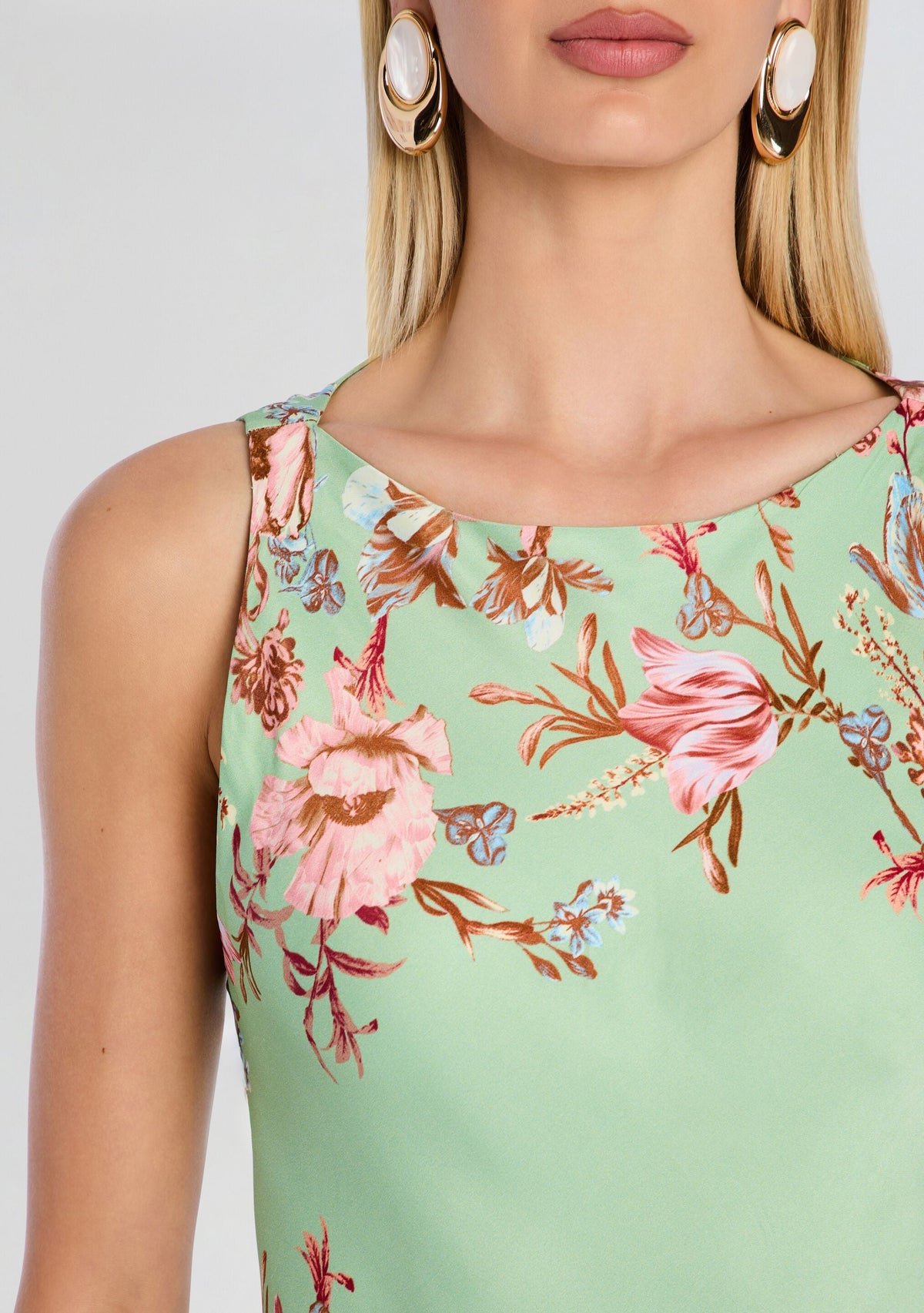 Ezra Bias Maxi Dress by Hemant & Nandita in Green, product image 2