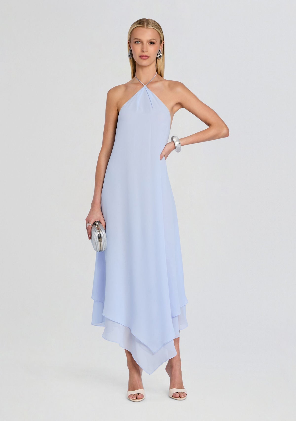 Sally Maxi Dress by SEROYA in Ice Blue, product image 1