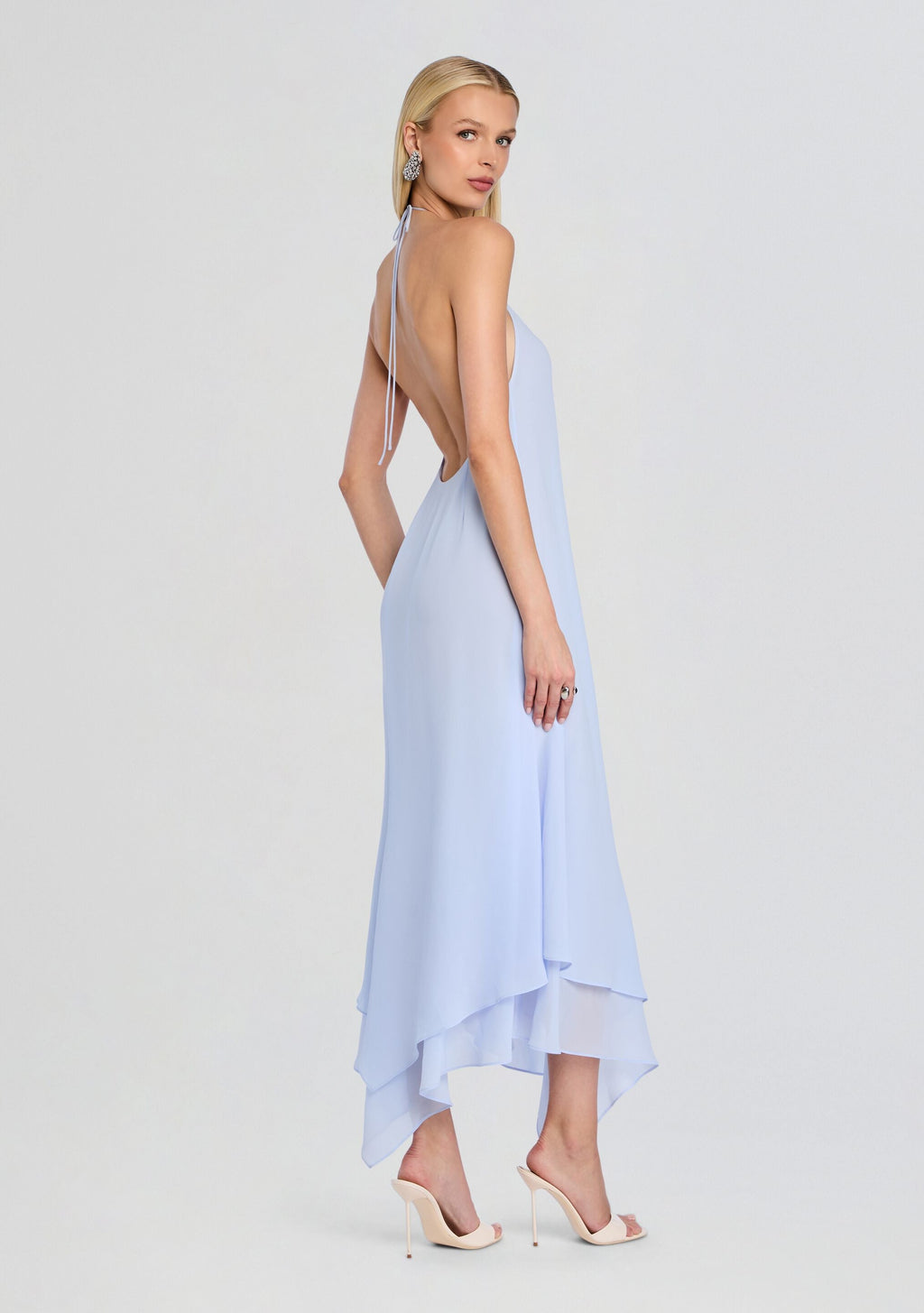 Sally Maxi Dress by SEROYA in Ice Blue, product image 4