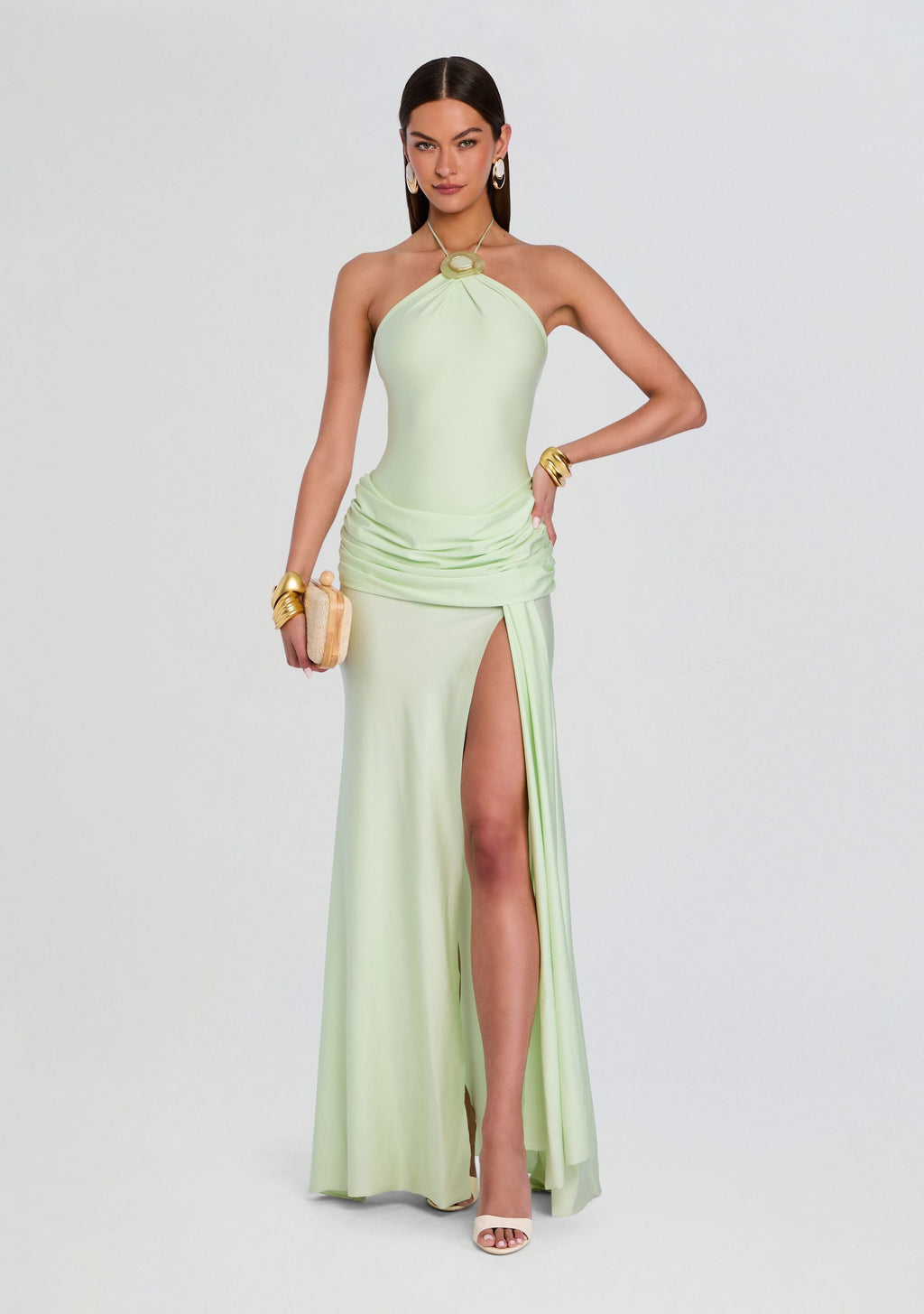 Valentine Maxi Dress by Shani Shemer in Mint, product image 1