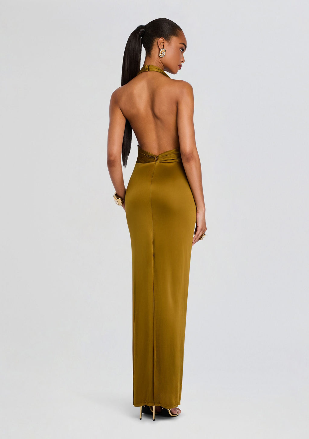 Payton Dress by retrofête in Ochre, product image 4