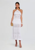 Perette Crochet Dress by retrofête in White, product image 1