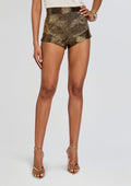 Elualy Embellished Short by retrofête in Ochre, product image 1