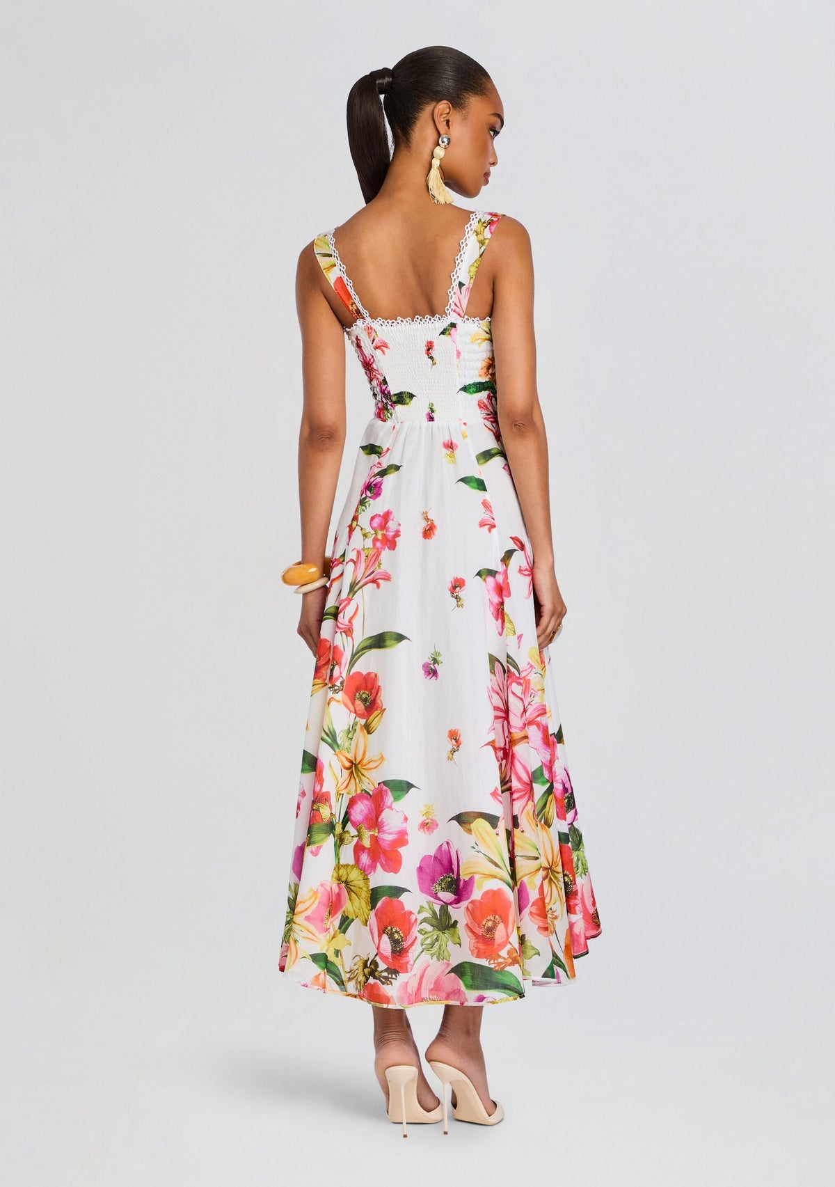 Maui Long Dress by Charo Ruiz in White Bliss, product image 4