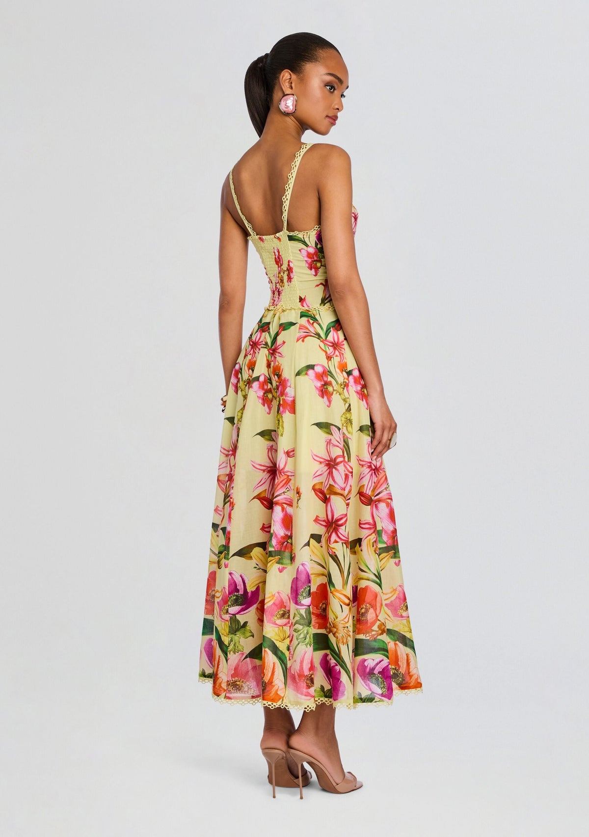 Solara Long Dress by Charo Ruiz in Yellow Bliss, product image 4