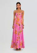 Posy Strapless Mini Dress by Rococo Sand in Pink, product image 1