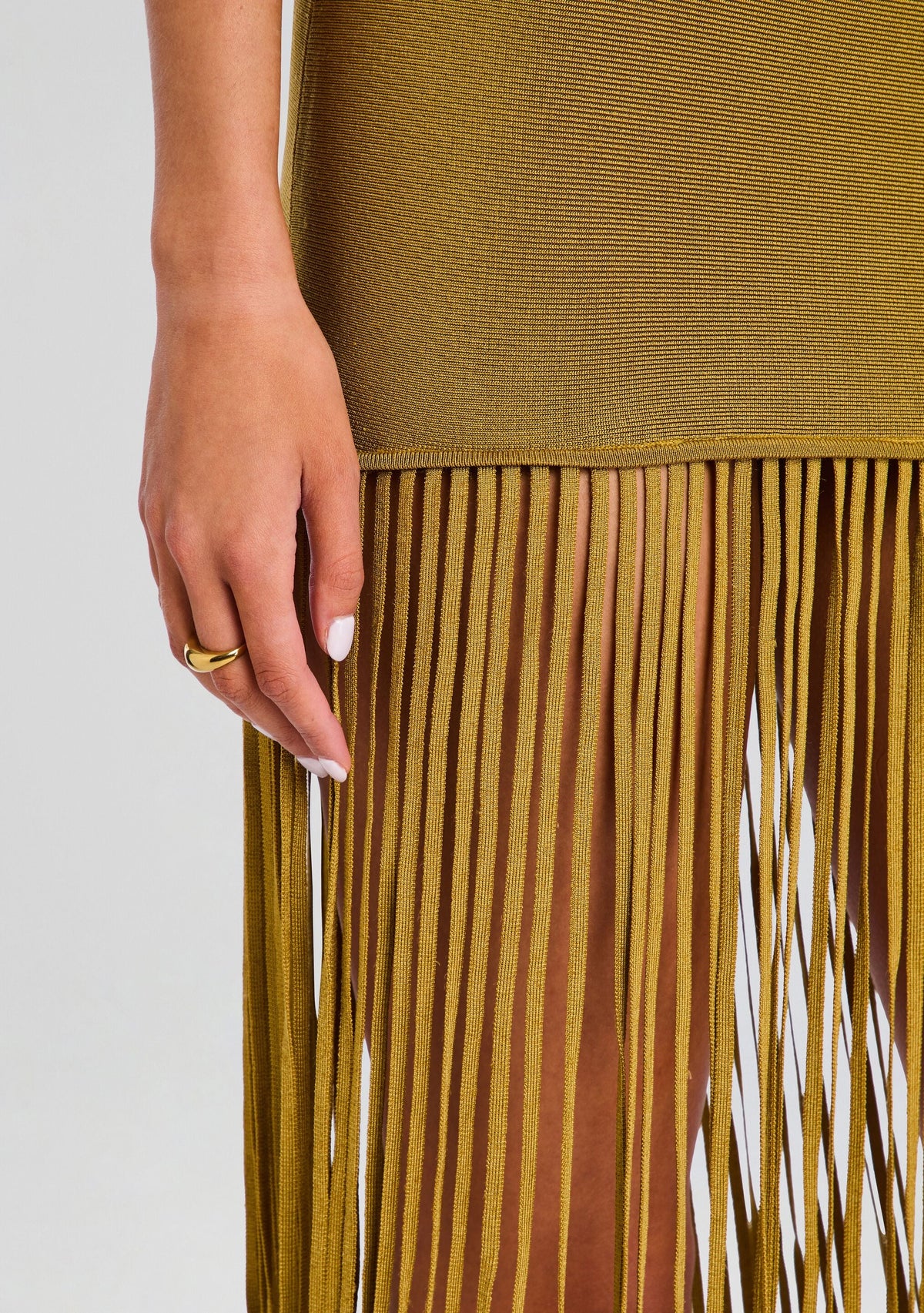 Saddler Dress by retrofête in Ochre, product image 2