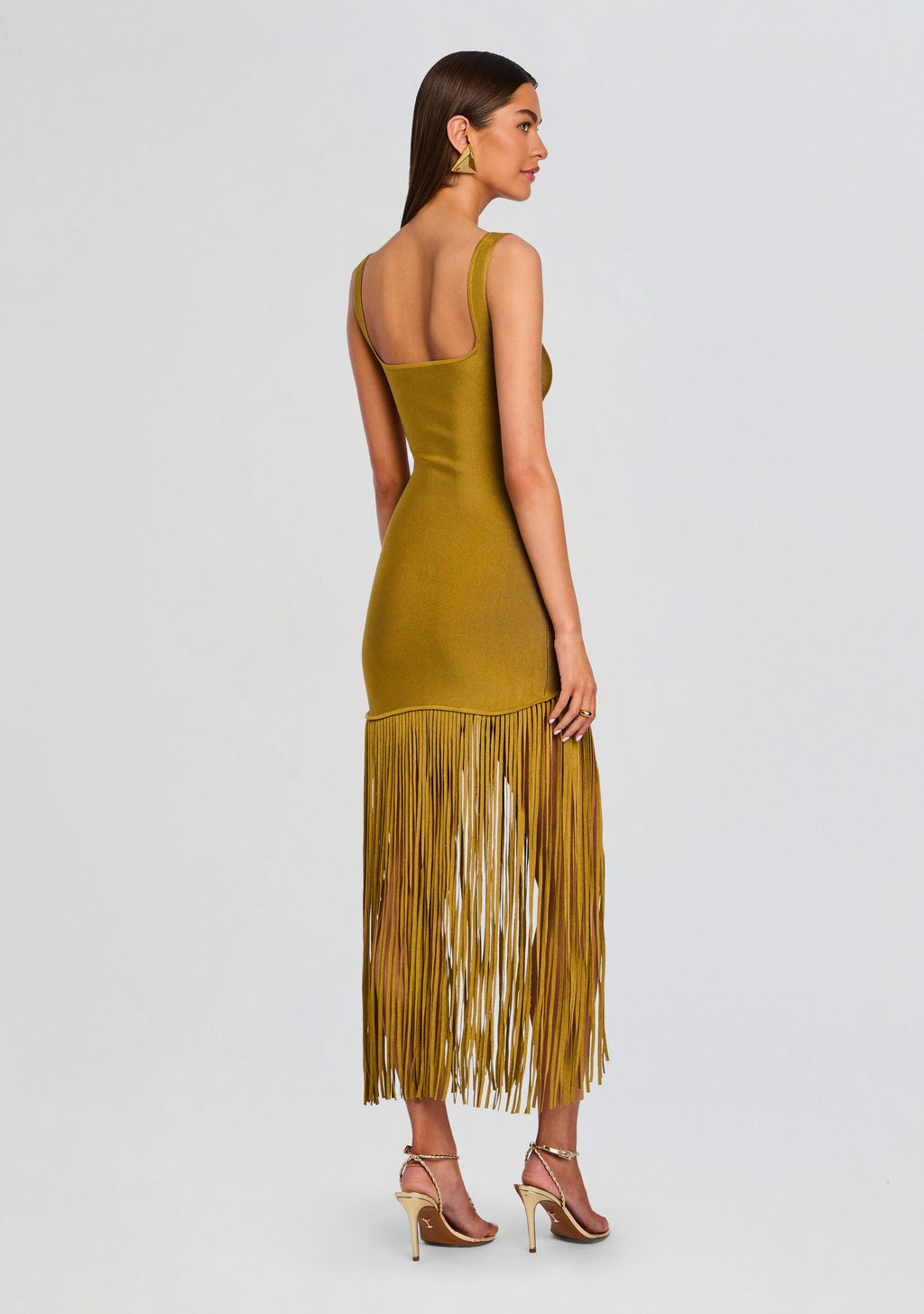 Saddler Dress by retrofête in Ochre, product image 4