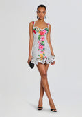 Aitana Short Dress by Charo Ruiz in White Dots, product image 1