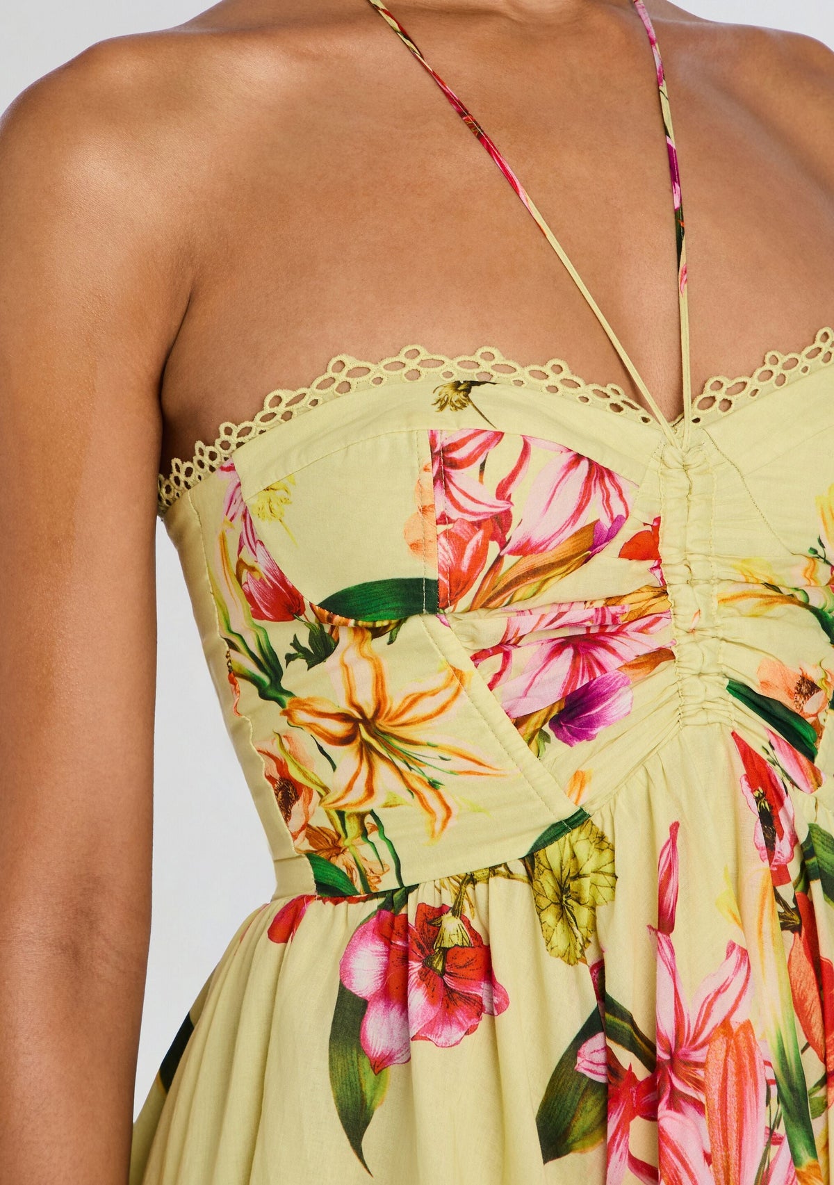 Dahlia Short Dress by Charo Ruiz in Yellow Bliss, product image 2