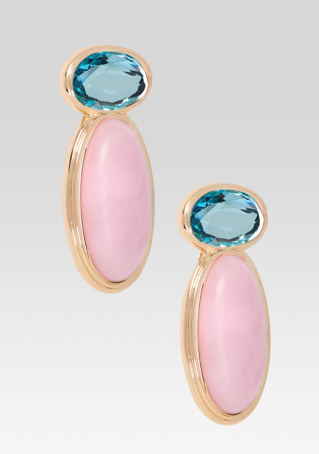 Yolanda Earring by retrofête in Angelite/Rose, product image 4