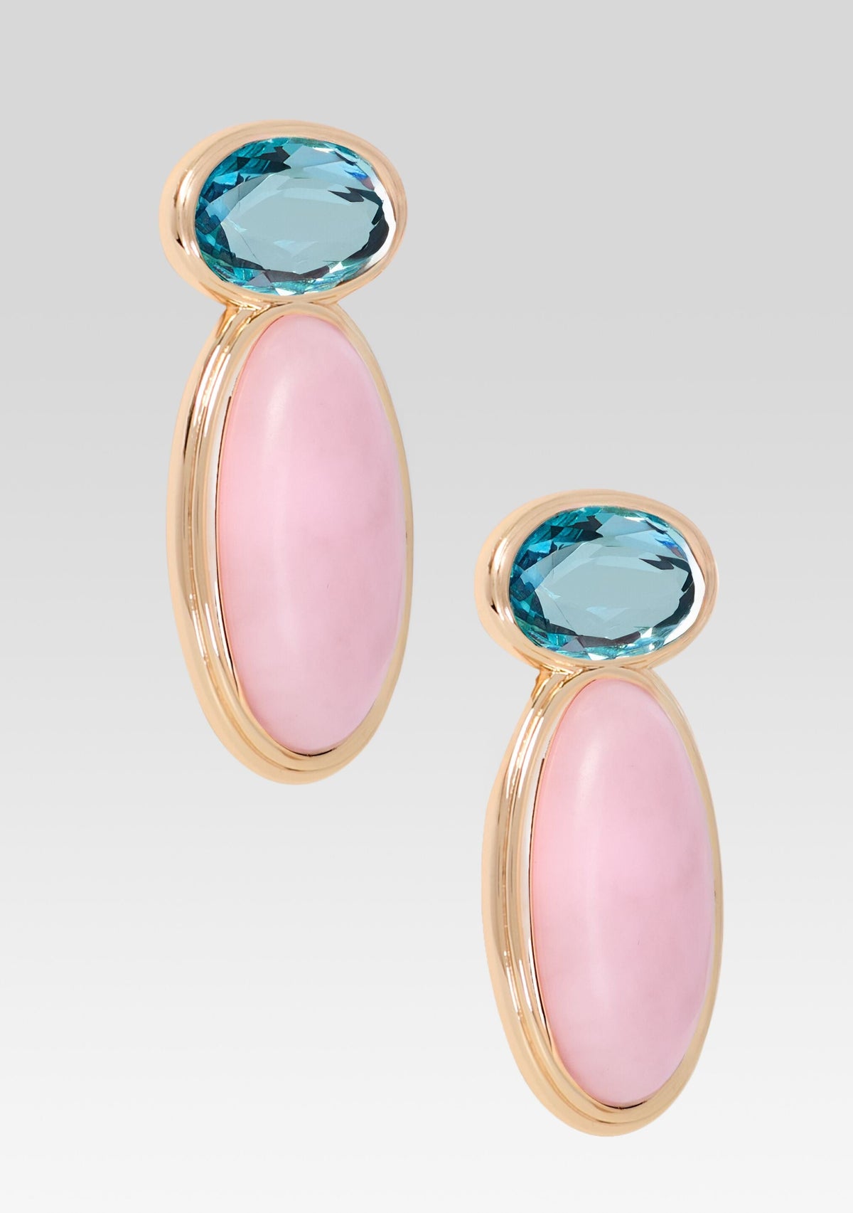 Yolanda Earring by retrofête in Angelite/Rose, product image 4