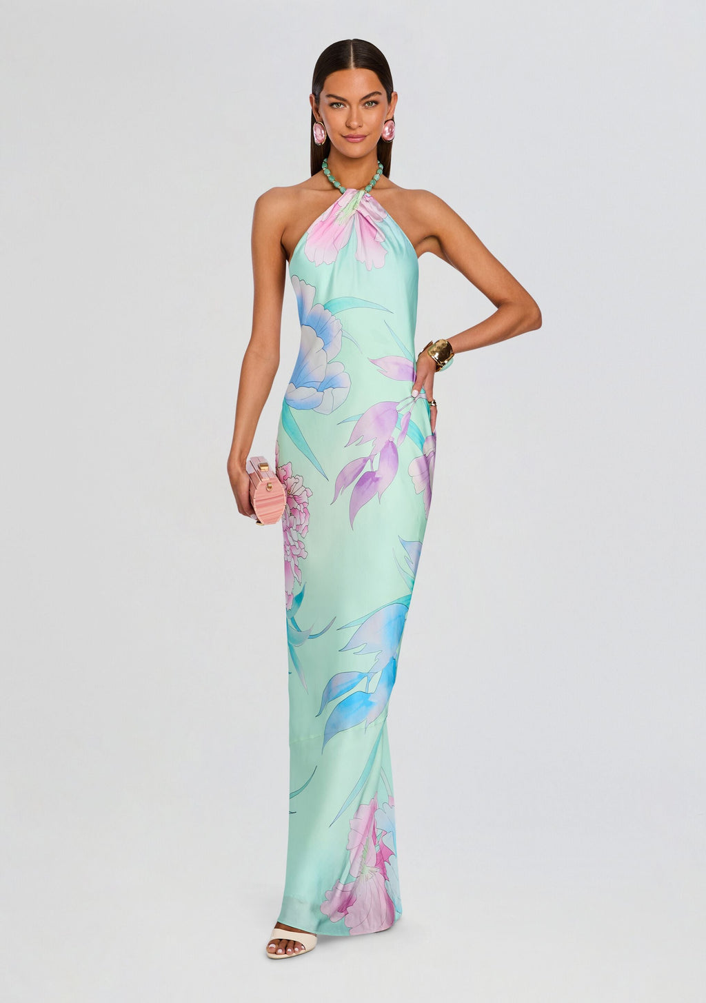 Anat Dress by retrofête in Beija Flor Pistachio, product image 1