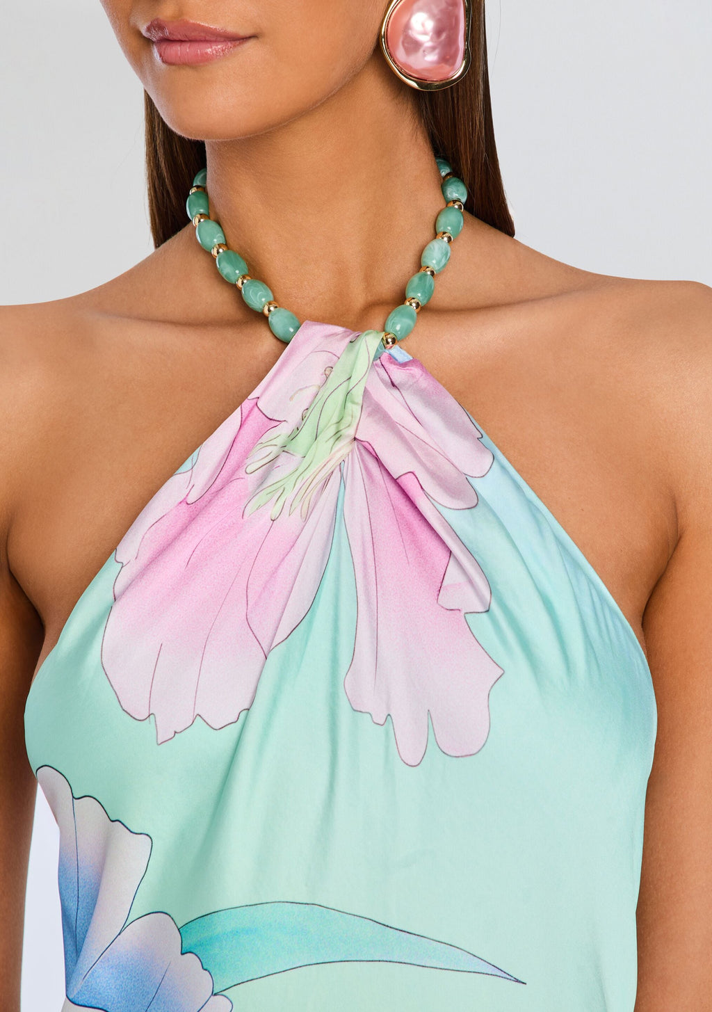 Anat Dress by retrofête in Beija Flor Pistachio, product image 2