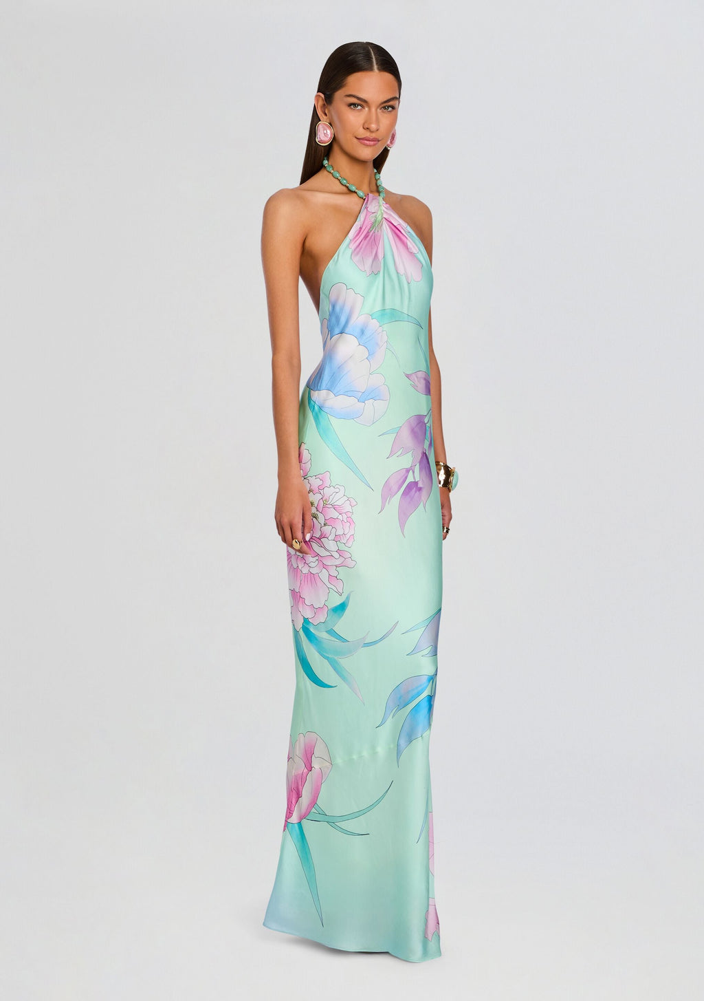 Anat Dress by retrofête in Beija Flor Pistachio, product image 3