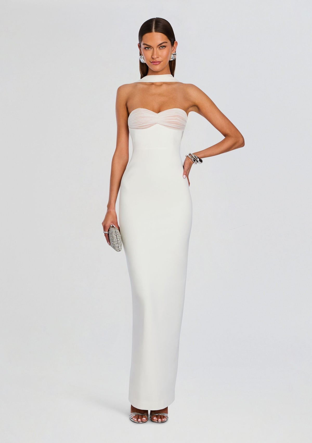 Daufine Dress by retrofête in White, product image 1