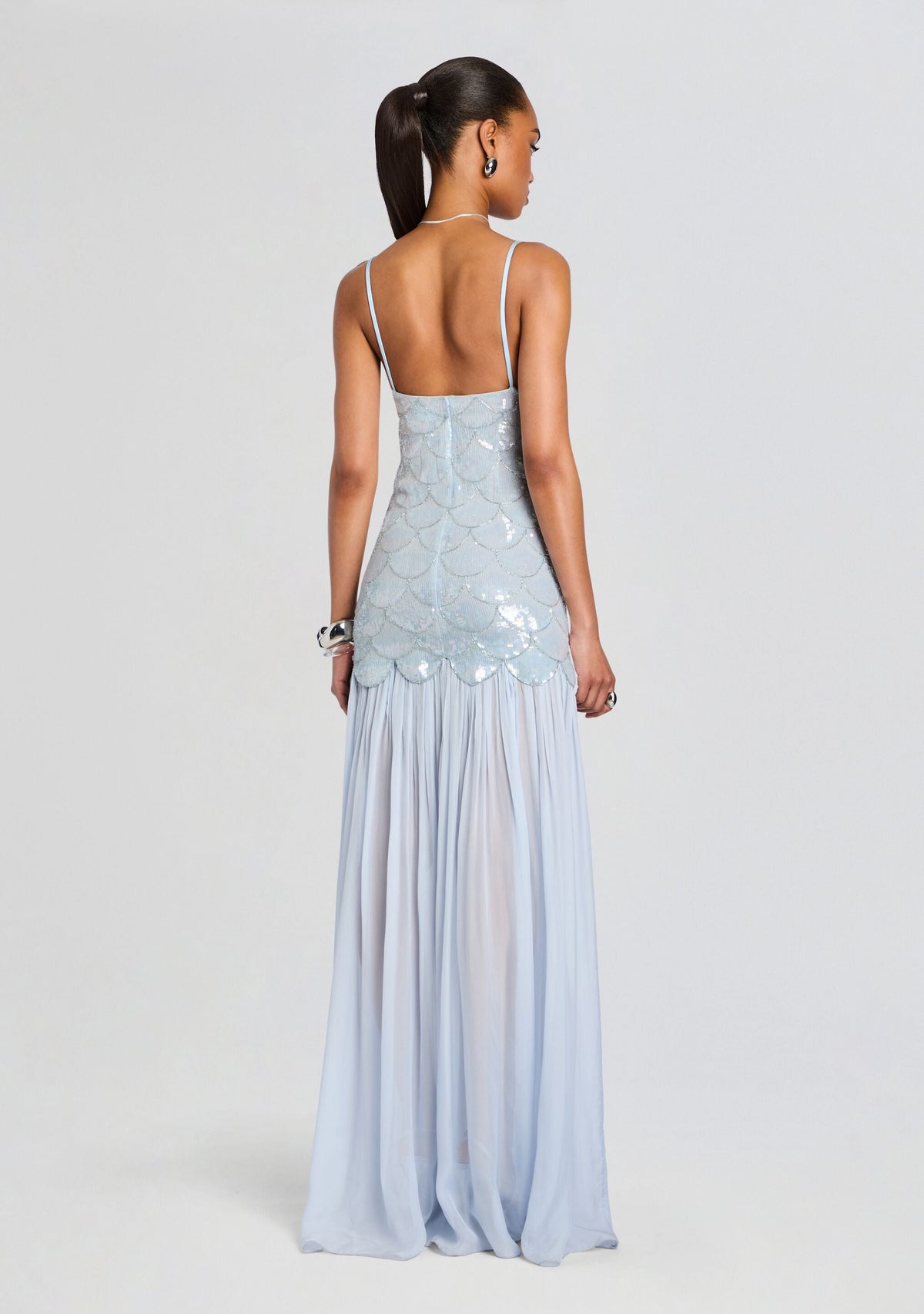 Eileyn Embroidered Dress by retrofête in Glace, product image 4